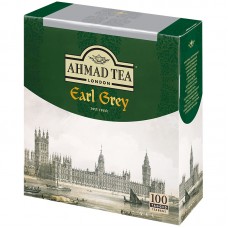 Чай Ahmad Earl Gray, черный с бергамотом, 100 пакетиков по 2гр